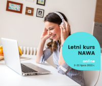 Letni kurs NAWA online 2-22 lipca - zapraszamy 