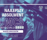 Konkurs na najlepszego absolwenta UMCS i WPiD - nabór...