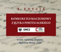X edycja konkursu tłumaczeniowego  z języka portugalskiego