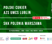 Polski Cukier AZS UMCS Lublin podejmie SKK Polonię Warszawa