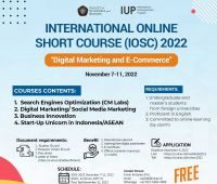 Invitation to online training "Digital Marketing and...