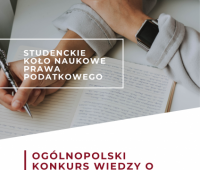 Patroni Ogólnopolskiego Konkursu Wiedzy o Prawie Podatkowym