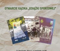 Otwarcie "Kącika Książki Sportowej"!