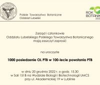 1000 posiedzenie OL PTB w 100-lecie powstania PTB