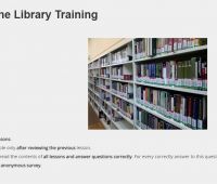 Library Training for non-Polish speaking students