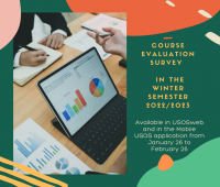 Winter semester course evaluation survey