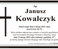 Pogrzeb śp. dra Janusza Kowalczyka