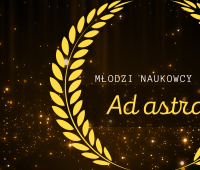 Dr Damian Winczewski laureatem konkursu "Ad Astra"