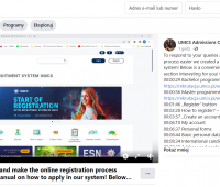 Video manual on how to register in UMCS recruitment website