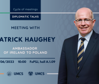 Diplomatic Talks with Patrick Haughey, Ambassador of...