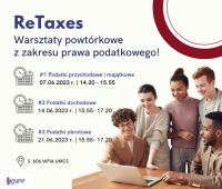 ReTaxes - warsztaty powtórkowe z zakresu prawa podatkowego