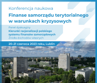 Konferencja naukowa: Finanse samorządu terytorialnego w...