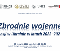 Zbrodnie wojenne Rosji w Ukrainie w latach 2022-2023 –...