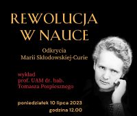 Rewolucja w nauce. Odkrycia Marii Skłodowskiej-Curie -...