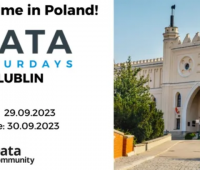 Zaproszenie na konferencję Data Saturday Lublin
