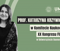Prof. Katarzyna Krzywicka w Komitecie Naukowym XX...