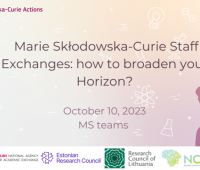 Marie Skłodowska-Curie Staff Exchanges: how to broaden...