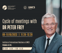 Cykl spotkań z dr Peterem Freyem - zaproszenie