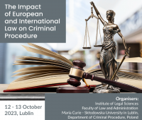The Impact of European and International Law on Criminal...