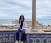 Studentka Lingwistyki stosowanej na stypendium w Portugalii