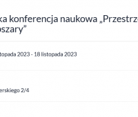 Doktorant Stanisław Kamiński wziął udział Ogólnopolskiej...