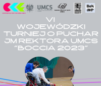 Boccia 2023 - Wojewódzki Turniej o Puchar Rektora UMCS