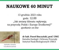 Naukowe 60 minut: dr hab. Paweł Buczyński, prof. UMCS