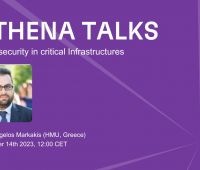 ATHENA Talk - Cybersecurity in critical Infrastructures