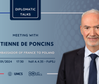 Diplomatic talks with the French Ambassador to Poland,...