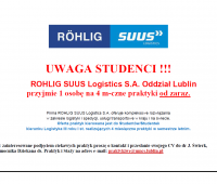 Oferta praktyk w ROHLIG SUUS Logistics S.A.