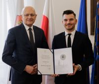 Maciej Cieciora otrzymał Medal Prezydenta Miasta Lublin 
