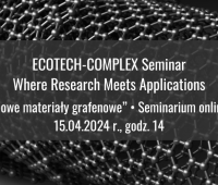 Nowe materiały grafenow | seminarium ECOTECH-COMPLEX - 15...