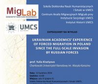 Ukrainian academics’ experience of forced migration in...