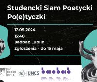 Studencki Slam Poetycki – Po(e)tyczki