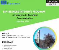 Invitation - BIP in Technical Communication | Porto - 1-5...