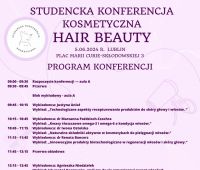  Studencka Konferencja Kosmetyczna „Hair Beauty”