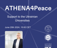 Invitation to the Next ATHENA4Peace Talk 