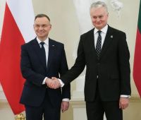 Spotkanie prezydenta Andrzeja Dudy z prezydentem...
