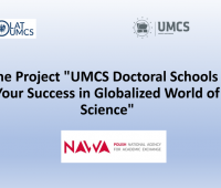 Dodatkowe staże zagraniczne w ramach Projektu "UMCS...