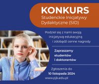 Konkurs Studenckie Inicjatywy Dydaktyczne