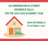 Accommodation in the UMCS student residence halls for the...