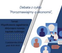 Porozmawiajmy o ekonomii | zapraszenie do udziału w debacie