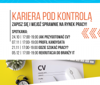 Zaproszenie na cykl spotkań Kariera pod kontrolą