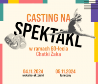 Castingi do spektaklu w ramach 60-lecia Chatki Żaka!