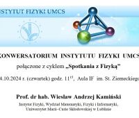 Konwersatorium Instytutu Fizyki UMCS