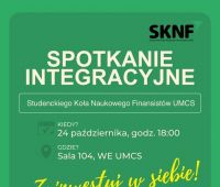 Spotkanie integracyjne SKNF