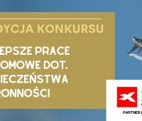 Konkurs na najlepsze prace dyplomowe o bezpieczeństwie...