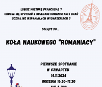 Dołącz do Koła Naukowego "Romaniacy"!