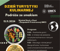 Dzień Turystyki Kulinarnej „Podróże ze smakiem” na UMCS