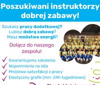 Oferta pracy jako instruktor/ka tańca